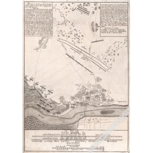 [Plan Bitwy Pod Warszawą 1705 R.] Delineation Von Der Action Welche Zwichen Clenen Schweden Und Saxen ...Nebst Denen Pohlen Vorgegangen Bey Warschau, 21/31 Julij 1705