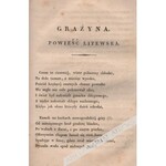 Adam Mickiewicz - Poezye, Tom Pierwszy (1829)