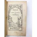 Brodziński Kazimierz, Wiesław i Pieśni Rolników; Mowa o narodowości Polaków i Posłanie do braci wygnańców w 1 wol.