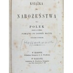 [Hoffmanowa Klementyna] Książka do nabożeństwa dla Polek [Oprawa skórzana z II poł. XIX w.]