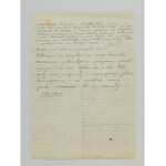 [Rękopis] [II wojna światowa] List 3.IX.1940