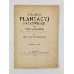 Założenie Plantacyj Krakowskich