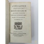 [Starodruk] Tytus Liwiusz z Padwy Dzieje Rzymu od założenia miasta księgi XXXI - XXXV edycja z 1775 roku Tom 5