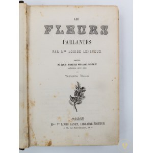 Leneveux Louise, Les fleurs parlantes [litografie o tematyce florystycznej]