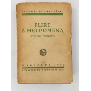 [Ex libris Henryk Vogler] Boy-Żeleński Tadeusz, Flirt z Melpomeną. Wieczór dziewiąty [1930]