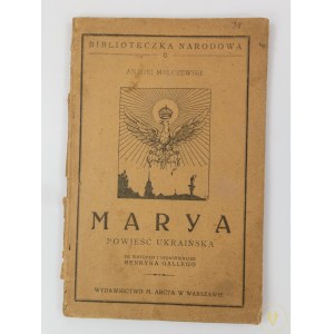 Malczewski Antoni, Marya. Powieść ukraińska