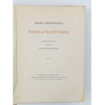 Mickiewicz Adam Pan Tadeusz Dzieła Wszystkie tom IV [Edycja Sejmowa]