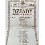 Zespół programów teatralnych wraz z afiszami Stary Teatr w Krakowie
