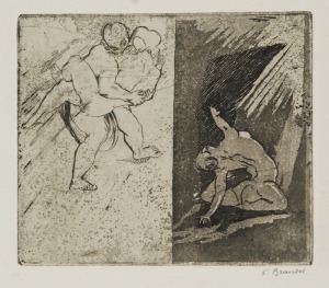 Konstanty BRANDEL (1880-1970), Kompozycja figuralna