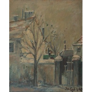 Jan CYBIS (1897-1972), Ulica w Krzemieńcu, 1940