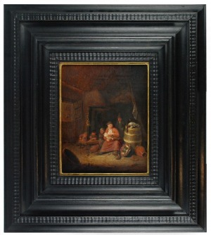 Adriaen van OSTADE (1610-1684), Rodzinny posiłek, 1630
