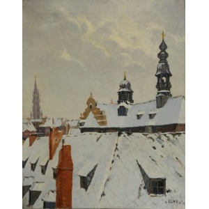 Artur KLAR (1895-1942), Lwów zimą, lata 30. XX w.