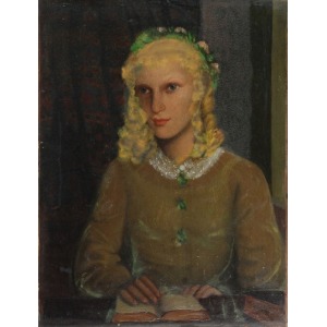 T. MARCZEWSKI (XX w.), Dziewczyna o żółtych włosach