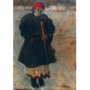 Fryderyk PAUTSCH (1877-1950), Święto Jordanu - studium postaci, 1920
