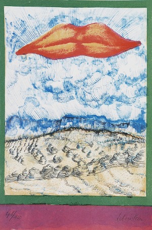 Jan LEBENSTEIN (1930-1999), Ilustracja do Eugenio Montale 