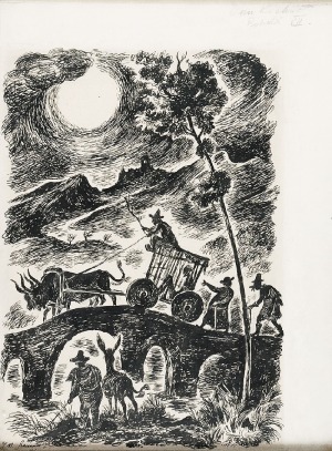 Jan Marcin SZANCER (1902-1973), Ilustracja do Don Kichota, 1946
