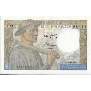 Francja, 10 franków 1949