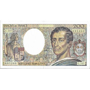Francja, 200 Franków Montesquieu 1992