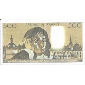 Francja, 500 Frankó Pascal 1968