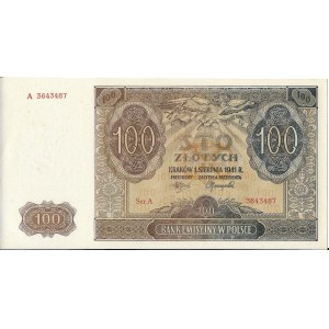 100 złotych 1.08.1941, seria D