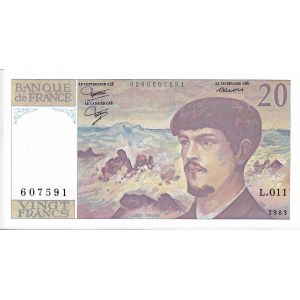 Francja, 20 Franków 1983