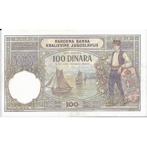 Jugosławia, 100 Dianra 1929