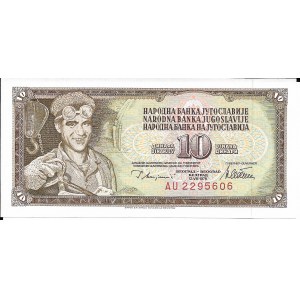 Jugosławia, 10 Dinara 1978