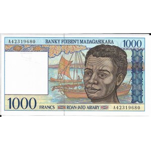 Madagaskar, 1000 Franków (1994)
