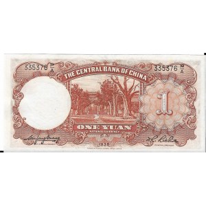 Chiny, 1 Yuan 1936