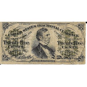 USA, 25 Centów 1863