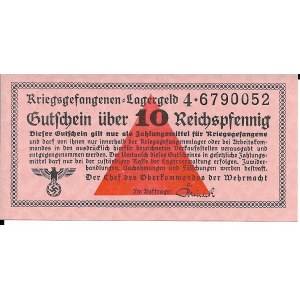 Niemcy, Uniwersalne bony obozowe,Kriegsgefangenen- Lagergeld