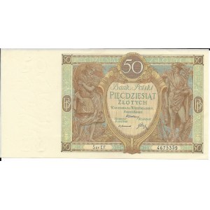50 złotych 1.09.1929, seria EF