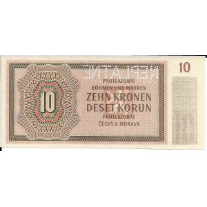 Czechosłowacja, 10 Koron 1942, NEPLATNE