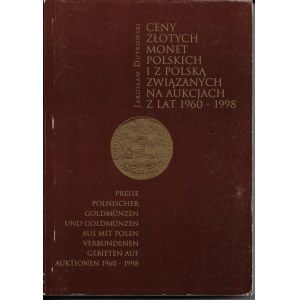 Ceny złotych monet polskich i z Polską związanych na aukcjach z lat 1960-1998, Jarosław Dutkowski