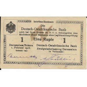 Niemcy, (Niemiecka Afryka Wschodnia), 1 Rupia 1916