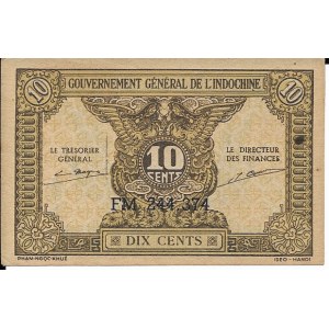 Indochiny Francuskie, 10 Cents (1942)