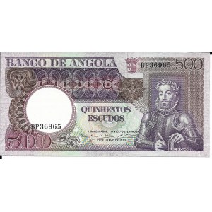 Angola, 500 Escudos 1973