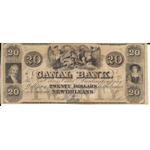 USA, 20 Dolarów, Canal Bank, New Orleans