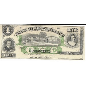 USA, 1 Dolar, Bank of New England