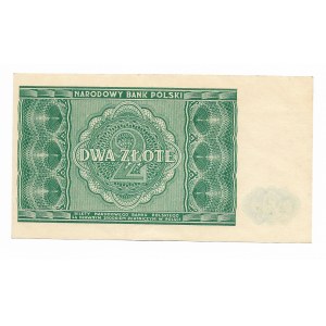 2 złote 15.05.1946, bez oznaczenia serii i numeracj