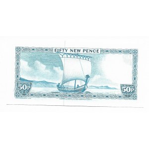Man (Isle of Man), 50 New Pence 1979