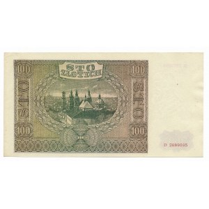 100 złotych 1.08.1941, seria D