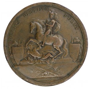 Stanisław August Poniatowski 1764-1795, medal z 1789 r. autorstwa Friedricha Loosa