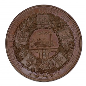 Niemcy (Prusy), Medal z okazji Wystawy Rzemieślniczej w Berlinie, 1844