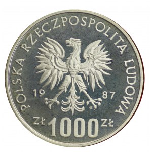 1.000 złotych 1987, Warszawa, Igrzyska XXIV Olimpiady 1988