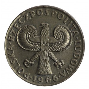 Polska Rzeczpospolita Ludowa (1949–1989), 10 złotych 1966, mała kolumna