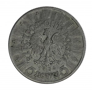 2 x 5 złotych Piłsudski - 1934,1935