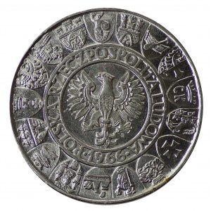 Polska Rzeczpospolita Ludowa (1949–1989), 100 złotych, 1966, Warszawa, Tysiąclecie Państwa Polskiego - Mieszko i Dąbrówka