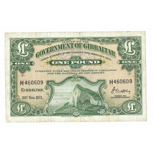 Gibraltar, 1 Pound 1971