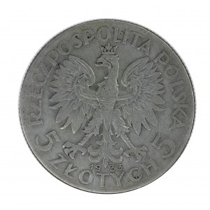 2 x 5 złotych Głowa kobiety - 1933, 1934